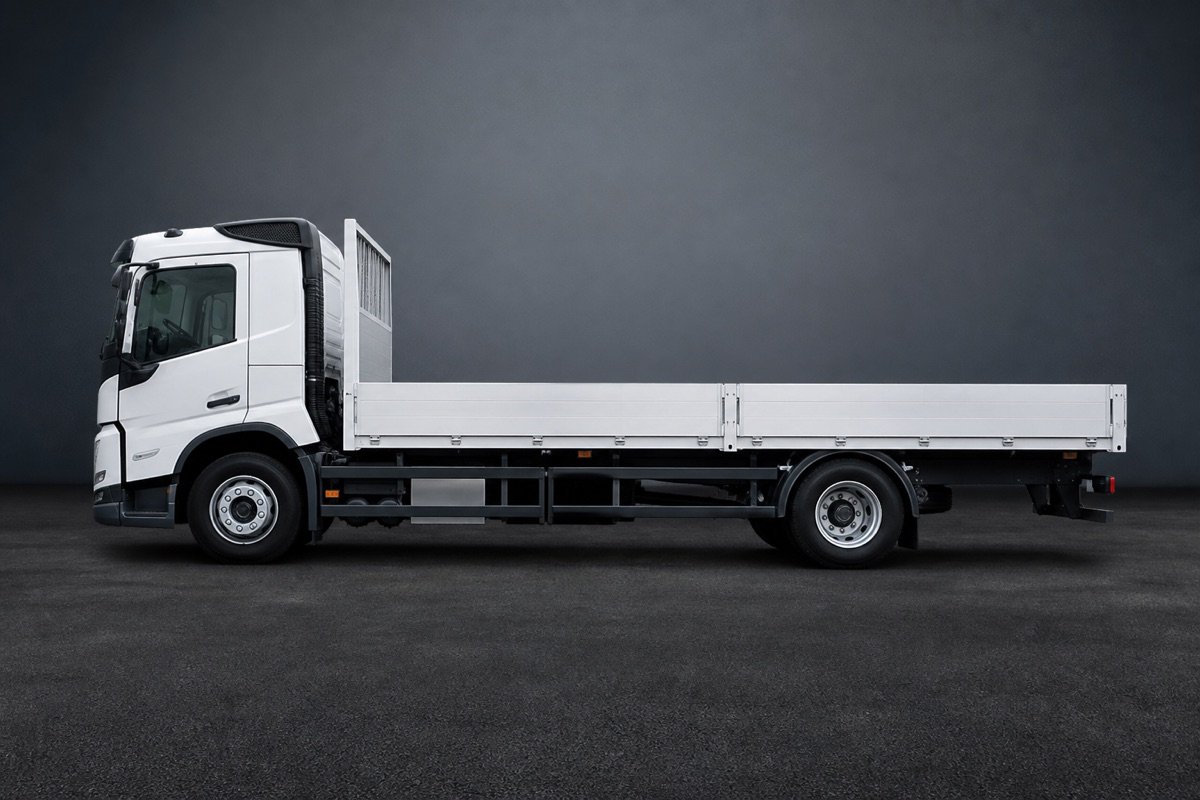 Flatbed platform truck
