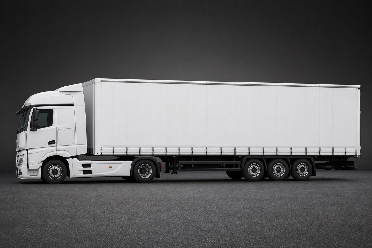 Mega high-volume trailer truck