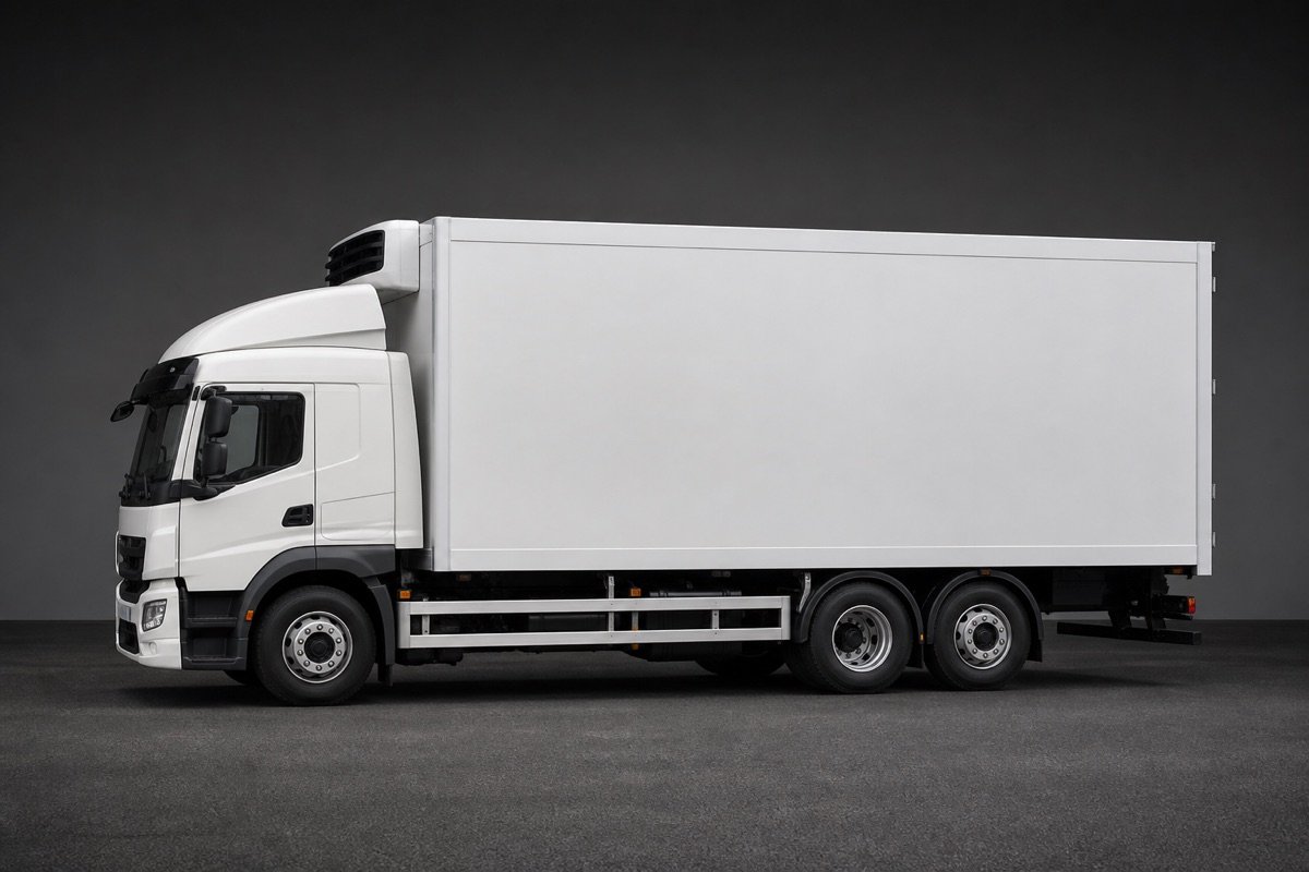 Refrigerated reefer truck